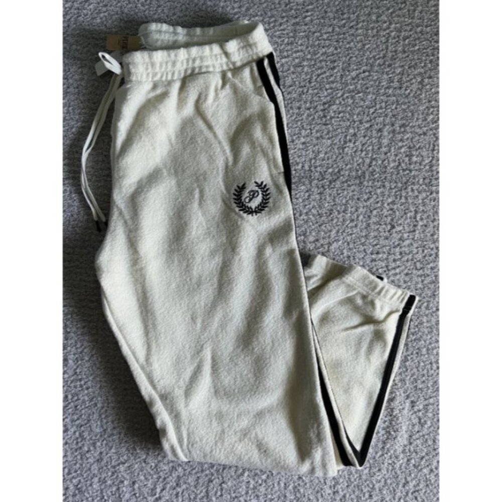 PINK Victoria’s Secret Jogger Sweatpants Women’s XXL Ivory Pants Fleece Lounge
